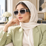 عینک آفتابی مدرن / فشن (برند E-N3O / ENZO) - تصویر 2