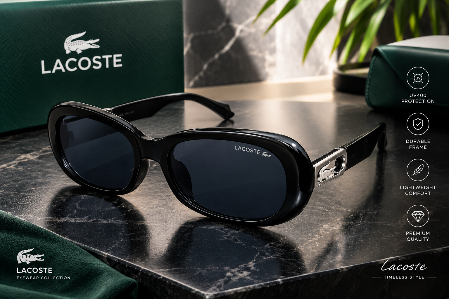 file_00000000451481f49ca92efa0ef8dfca عینک آفتابی مردانه و زنانه لاگوست LACOSTE - تصویر 1